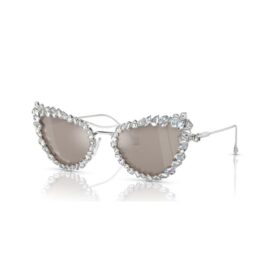 2-in-1-Clip-On-Sonnenbrille, auffälliges Design, Cat-Eye-Form, Sk7011, weiss