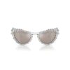 2-in-1-Clip-On-Sonnenbrille, auffälliges Design, Cat-Eye-Form, Sk7011, weiss 2-in-1-Clip-On-Sonnenbrille, auffälliges Design, Cat-Eye-Form, Sk7011, weiss