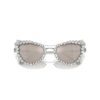 2-in-1-Clip-On-Sonnenbrille, auffälliges Design, Cat-Eye-Form, Sk7011, weiss 2-in-1-Clip-On-Sonnenbrille, auffälliges Design, Cat-Eye-Form, Sk7011, weiss