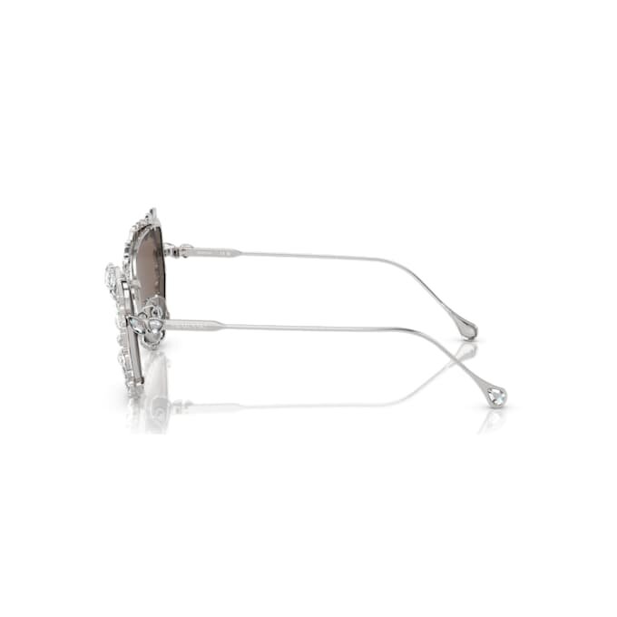2-in-1-Clip-On-Sonnenbrille, auffälliges Design, Cat-Eye-Form, Sk7011, weiss 2-in-1-Clip-On-Sonnenbrille, auffälliges Design, Cat-Eye-Form, Sk7011, weiss