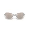 2-in-1-Clip-On-Sonnenbrille, auffälliges Design, Cat-Eye-Form, Sk7011, weiss 2-in-1-Clip-On-Sonnenbrille, auffälliges Design, Cat-Eye-Form, Sk7011, weiss