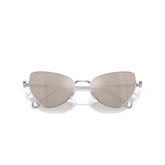 2-in-1-Clip-On-Sonnenbrille, auffälliges Design, Cat-Eye-Form, Sk7011, weiss 2-in-1-Clip-On-Sonnenbrille, auffälliges Design, Cat-Eye-Form, Sk7011, weiss