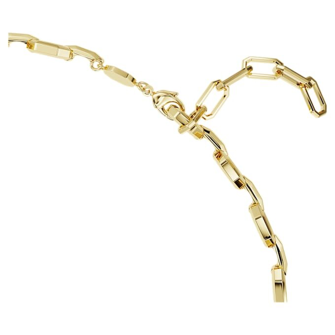 Achteckige Halskette mit im Labor gezüchteten Diamanten, 18.39 Ct Tw, gemischte Schliffformen, 18K Gelbgold Achteckige Halskette mit im Labor gezüchteten Diamanten, 18.39 Ct Tw, gemischte Schliffformen, 18K Gelbgold