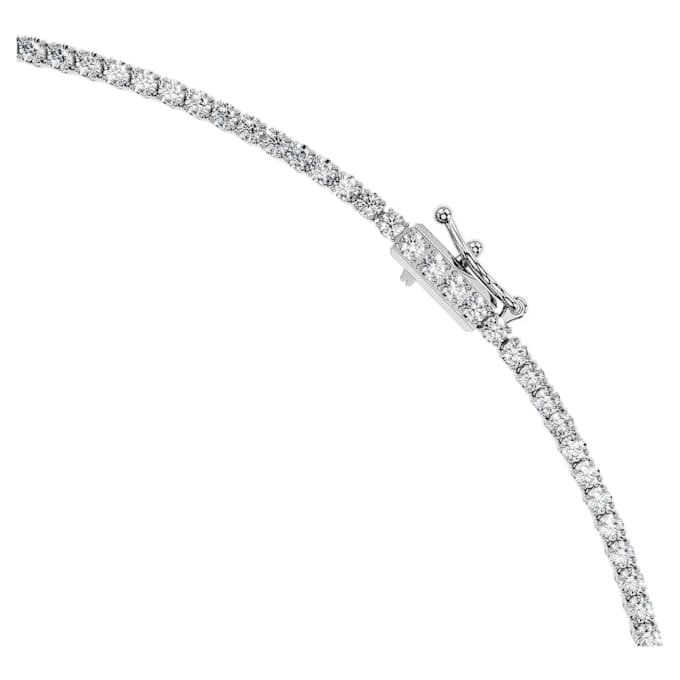 Achteckige Halskette mit im Labor gezüchteten Diamanten, 19.90 Ct Tw, achteckige Form, 18K Weissgold Achteckige Halskette mit im Labor gezüchteten Diamanten, 19.90 Ct Tw, achteckige Form, 18K Weissgold