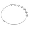 Achteckige Halskette mit im Labor gezüchteten Diamanten, 37.70 Ct Tw, achteckige Form, 18K Weissgold Achteckige Halskette mit im Labor gezüchteten Diamanten, 37.70 Ct Tw, achteckige Form, 18K Weissgold
