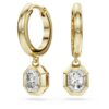 Achteckige Tropf-Ohrringe mit im Labor gezüchteten Diamanten, 1.0 Ct insgesamt, achteckige Form, 14K Gelbgold Achteckige Tropf-Ohrringe mit im Labor gezüchteten Diamanten, 1.0 Ct insgesamt, achteckige Form, 14K Gelbgold