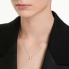 Achteckiger Anhänger mit im Labor gezüchteten Diamanten, 0.5 Ct insgesamt, achteckige Form, 14K Weissgold Achteckiger Anhänger mit im Labor gezüchteten Diamanten, 0.5 Ct insgesamt, achteckige Form, 14K Weissgold