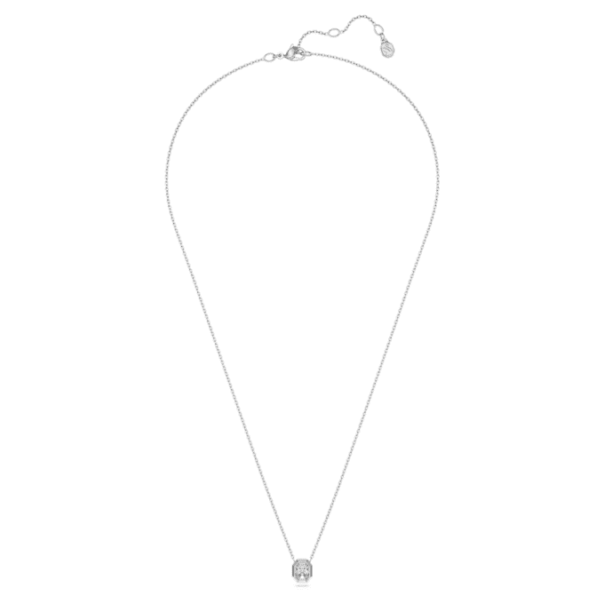 Achteckiger Anhänger mit im Labor gezüchteten Diamanten, 0.5 Ct insgesamt, achteckige Form, 14K Weissgold Achteckiger Anhänger mit im Labor gezüchteten Diamanten, 0.5 Ct insgesamt, achteckige Form, 14K Weissgold