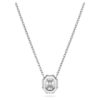 Achteckiger Anhänger mit im Labor gezüchteten Diamanten, 0.5 Ct insgesamt, achteckige Form, 14K Weissgold Achteckiger Anhänger mit im Labor gezüchteten Diamanten, 0.5 Ct insgesamt, achteckige Form, 14K Weissgold
