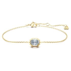 Achtkant-Armband mit im Labor gezüchteten Diamanten, 0.5 Ct Tw, achtkantige Form, 14K Gelbgold Achtkant-Armband mit im Labor gezüchteten Diamanten, 0.5 Ct Tw, achtkantige Form, 14K Gelbgold