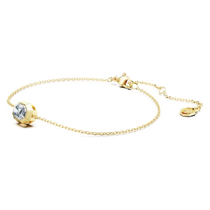 Achtkant-Armband mit im Labor gezüchteten Diamanten, 0.5 Ct Tw, achtkantige Form, 14K Gelbgold Achtkant-Armband mit im Labor gezüchteten Diamanten, 0.5 Ct Tw, achtkantige Form, 14K Gelbgold