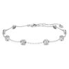 Achtkant-Armband mit im Labor gezüchteten Diamanten, 0.8 Ct Tw, runde Form, Sterlingsilber Achtkant-Armband mit im Labor gezüchteten Diamanten, 0.8 Ct Tw, runde Form, Sterlingsilber
