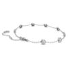 Achtkant-Armband mit im Labor gezüchteten Diamanten, 0.8 Ct Tw, runde Form, Sterlingsilber Achtkant-Armband mit im Labor gezüchteten Diamanten, 0.8 Ct Tw, runde Form, Sterlingsilber