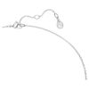 Achtkant-Halskette mit im Labor gezüchteten Diamanten, 0.7 Ct Tw, runde Form, Sterlingsilber Achtkant-Halskette mit im Labor gezüchteten Diamanten, 0.7 Ct Tw, runde Form, Sterlingsilber