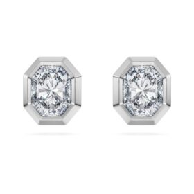 Achtkant-Ohrringe mit im Labor gezüchteten Diamanten, 1.0 Ct Tw, achteckige Form, 14K Weissgold Achtkant-Ohrringe mit im Labor gezüchteten Diamanten, 1.0 Ct Tw, achteckige Form, 14K Weissgold