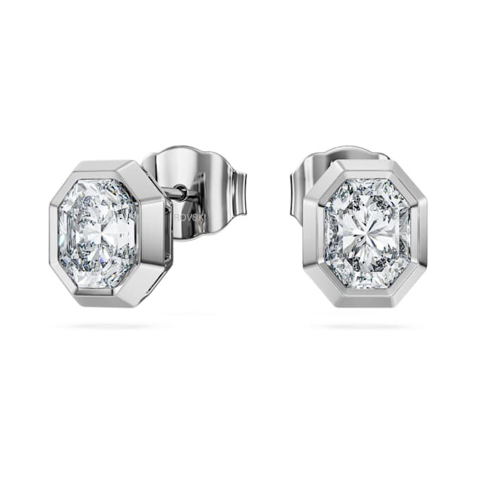 Achtkant-Ohrringe mit im Labor gezüchteten Diamanten, 1.0 Ct Tw, achteckige Form, 14K Weissgold Achtkant-Ohrringe mit im Labor gezüchteten Diamanten, 1.0 Ct Tw, achteckige Form, 14K Weissgold