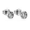 Achtkant-Ohrringe mit im Labor gezüchteten Diamanten, 1.0 Ct Tw, achteckige Form, 14K Weissgold Achtkant-Ohrringe mit im Labor gezüchteten Diamanten, 1.0 Ct Tw, achteckige Form, 14K Weissgold