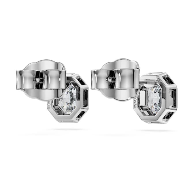 Achtkant-Ohrringe mit im Labor gezüchteten Diamanten, 1.0 Ct Tw, achteckige Form, 14K Weissgold Achtkant-Ohrringe mit im Labor gezüchteten Diamanten, 1.0 Ct Tw, achteckige Form, 14K Weissgold