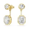 Achtkant-Ohrringe mit im Labor gezüchteten Diamanten, 7.70 Ct insgesamt, gemischte Formen, 18K Gelbgold Achtkant-Ohrringe mit im Labor gezüchteten Diamanten, 7.70 Ct insgesamt, gemischte Formen, 18K Gelbgold