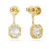 Achtkant-Ohrringe mit im Labor gezüchteten Diamanten, 7.70 Ct insgesamt, gemischte Formen, 18K Gelbgold Achtkant-Ohrringe mit im Labor gezüchteten Diamanten, 7.70 Ct insgesamt, gemischte Formen, 18K Gelbgold