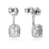 Achtkant-Ohrringe mit im Labor gezüchteten Diamanten, 9.65 Ct insgesamt, gemischte Formen, 18K Weissgold Achtkant-Ohrringe mit im Labor gezüchteten Diamanten, 9.65 Ct insgesamt, gemischte Formen, 18K Weissgold