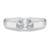 Achtkant-Ring mit im Labor gezüchteten Diamanten, 1.0 Ct Tw, achteckige Form, 14K Weissgold Achtkant-Ring mit im Labor gezüchteten Diamanten, 1.0 Ct Tw, achteckige Form, 14K Weissgold