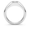 Achtkant-Ring mit im Labor gezüchteten Diamanten, 1.0 Ct Tw, achteckige Form, 14K Weissgold Achtkant-Ring mit im Labor gezüchteten Diamanten, 1.0 Ct Tw, achteckige Form, 14K Weissgold