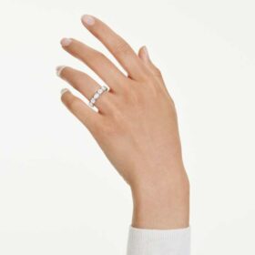 Achtkant-Ring mit im Labor gezüchteten Diamanten, 2.4 Ct Tw, achteckige Form, 14K Weissgold