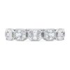 Achtkant-Ring mit im Labor gezüchteten Diamanten, 2.4 Ct Tw, achteckige Form, 14K Weissgold