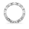 Achtkant-Ring mit im Labor gezüchteten Diamanten, 2.4 Ct Tw, achteckige Form, 14K Weissgold