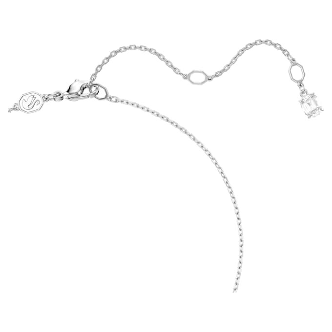 Ariana Grande X Swarovski Anhänger mit gemischten Schliffen, Herz, weiss, rhodiniert Ariana Grande X Swarovski Anhänger mit gemischten Schliffen, Herz, weiss, rhodiniert