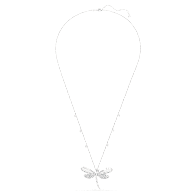 Ariana Grande X Swarovski Anhänger und Brosche Kristallperle, gemischte Schliffe, Libelle, weiss, rhodiniert Ariana Grande X Swarovski Anhänger und Brosche Kristallperle, gemischte Schliffe, Libelle, weiss, rhodiniert