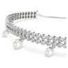 Ariana Grande X Swarovski Armband Crystal Pearl, Rundschliff, weiss, rhodiniert
