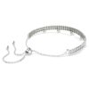 Ariana Grande X Swarovski Armband Crystal Pearl, Rundschliff, weiss, rhodiniert