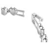 Ariana Grande X Swarovski-Armband mit gemischten Schliffen, Herz, weiss, rhodiniert Ariana Grande X Swarovski-Armband mit gemischten Schliffen, Herz, weiss, rhodiniert
