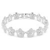 Ariana Grande X Swarovski Armband, Rundschliff, Blume, Weiss, rhodiniert Ariana Grande X Swarovski Armband, Rundschliff, Blume, Weiss, rhodiniert