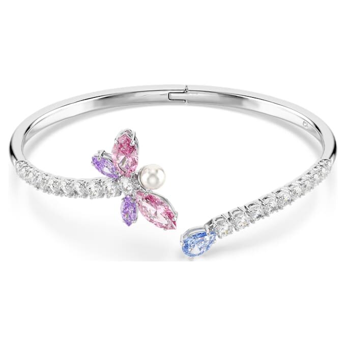 Ariana Grande X Swarovski Armreif mit gemischten Schliffen, Libelle, mehrfarbig, rhodiniert Ariana Grande X Swarovski Armreif mit gemischten Schliffen, Libelle, mehrfarbig, rhodiniert