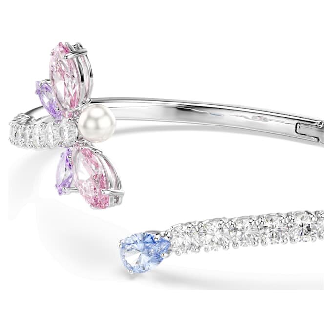 Ariana Grande X Swarovski Armreif mit gemischten Schliffen, Libelle, mehrfarbig, rhodiniert Ariana Grande X Swarovski Armreif mit gemischten Schliffen, Libelle, mehrfarbig, rhodiniert