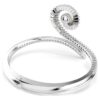 Ariana Grande X Swarovski Armreif mit Kristallperle, Baguette-Schliff, weiss, rhodiniert Ariana Grande X Swarovski Armreif mit Kristallperle, Baguette-Schliff, weiss, rhodiniert