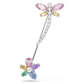 Ariana Grande x Swarovski Brosche mit gemischten Schliffformen, Libelle, mehrfarbig, rhodiniert Ariana Grande x Swarovski Brosche mit gemischten Schliffformen, Libelle, mehrfarbig, rhodiniert