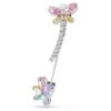 Ariana Grande x Swarovski Brosche mit gemischten Schliffformen, Libelle, mehrfarbig, rhodiniert
