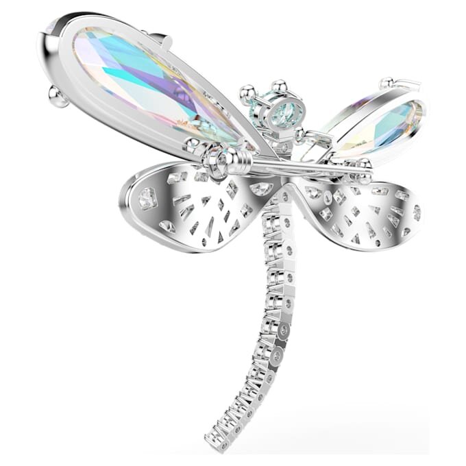 Ariana Grande X Swarovski Brosche und Haarschmuck Kristallperle, verschiedene Schliffe, Libelle, weiss, rhodiniert Ariana Grande X Swarovski Brosche und Haarschmuck Kristallperle, verschiedene Schliffe, Libelle, weiss, rhodiniert