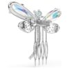 Ariana Grande X Swarovski Brosche und Haarschmuck Kristallperle, verschiedene Schliffe, Libelle, weiss, rhodiniert Ariana Grande X Swarovski Brosche und Haarschmuck Kristallperle, verschiedene Schliffe, Libelle, weiss, rhodiniert