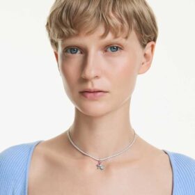 Ariana Grande X Swarovski Choker, gemischte Schliffe, Blume, mehrfarbig, rhodiniert Ariana Grande X Swarovski Choker, gemischte Schliffe, Blume, mehrfarbig, rhodiniert