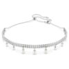 Ariana Grande X Swarovski Choker Kristallperle, runder Schliff, weiss, rhodiniert Ariana Grande X Swarovski Choker Kristallperle, runder Schliff, weiss, rhodiniert