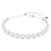 Ariana Grande X Swarovski Choker Kristallperle, runder Schliff, weiss, rhodiniert Ariana Grande X Swarovski Choker Kristallperle, runder Schliff, weiss, rhodiniert