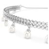 Ariana Grande X Swarovski Choker Kristallperle, runder Schliff, weiss, rhodiniert Ariana Grande X Swarovski Choker Kristallperle, runder Schliff, weiss, rhodiniert