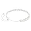 Ariana Grande X Swarovski Choker Kristallperle, runder Schliff, weiss, rhodiniert Ariana Grande X Swarovski Choker Kristallperle, runder Schliff, weiss, rhodiniert