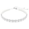Ariana Grande X Swarovski Choker mit gemischten Schliffarten, Kristallperlen, Herz, weiss, rhodiniert Ariana Grande X Swarovski Choker mit gemischten Schliffarten, Kristallperlen, Herz, weiss, rhodiniert