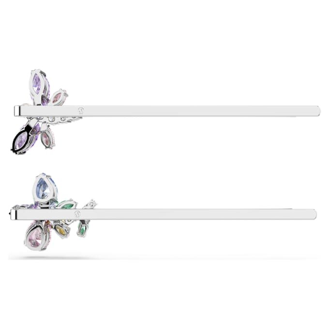 Ariana Grande X Swarovski Haarnadel, gemischte Schliffe, Libelle, Blume, mehrfarbig, rhodiniert Ariana Grande X Swarovski Haarnadel, gemischte Schliffe, Libelle, Blume, mehrfarbig, rhodiniert